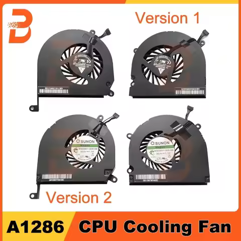 Original Left/ Right CPU Cooling Fan For MacBook Pro 15" A1286 2008 2009 2010 2011 2012 Year