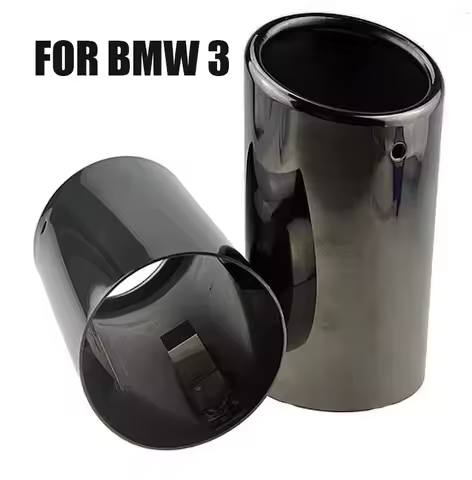 2pcs/set Exhaust Muffler Tips For BMW E46 E38 E90 E60 E36 F30 F30 X3 E83 For VW Jetta MK6 Golf Varia