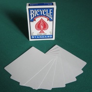 new 1 Deck Bicycle Double Blank Playing Cards Gaff Magic Cards Poker Special Props Close Up Stage Ma