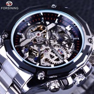 jam tangan lelaki jam tangan lelaki original 100% Jam Tangan Mekanikal Automatik WatchMen Domineering Skeleton WatchKorean Student WatchFashionTrendSimple