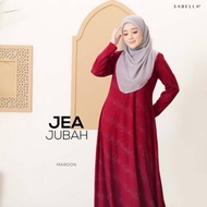 Sabella jea Jubah Plain glitter saiz 1