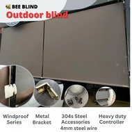 🐝 bee blind *Outdoor blind *windproof blind *outdoor roller blind *bidai luar *external blind *rolle