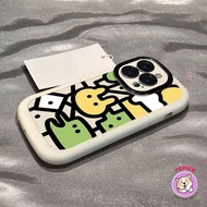 For IPhone 16 17 11 13 14 15 XR XS Max 7 8 Plus Phone Case Abstract Animal Cartoon Phone Cover for I