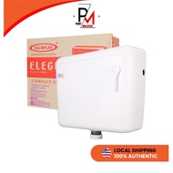 TECHPLAS 9L Elegen Low Level Plastic Cistern PCL-1103 (1103-LL) Flush Tank Toilet Tangki Pam Tandas 