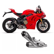 ARROW FULL TITANIUM LINE EXHAUST DUCATI PANIGALE V4 V4S FULL SYSTEM WITH MANIFOLD EXHAUST PANIGALE V