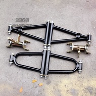 DIY Buggy ไฟฟ้า ATV Quad Bike Go Kart แขนระงับด้านหน้า Swingarm ด้านบน / ด้านล่าง A แขนพวงมาลัย