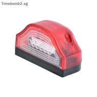 TBHB  3 LED Number Lamps E9 12V-24V For Lorry Truck Trailer White Light Waterproof Car License Plate