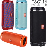 Portable U Pan Bluetooth Speaker New Model Cross-Border TG116Mini Card Desktop Charging Outdoor Subw
