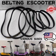VVM: BELTING ESCOOTER TALI SAWAT SKUTER ELETRIK GETAH ENJIN 384-3M-12 390-3M-12 535-5M-15 420-3M-12 