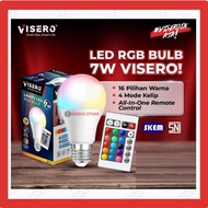 Visero RGB Color LED Light / RGB LED Bulb + Remote