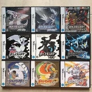 日版 NDS 精靈寶可夢 POKEMON POCKET MONSTERS DIAMOND PEARL BLACK WHITE PLATINUM BLACK 2 WHITE 2 HEART GOLD S