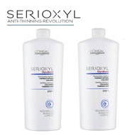Loreal Serioxyl Professional Hair Shampoo/Conditioner 1000ml. Anti-thinning.