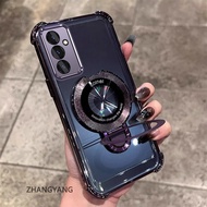 Case For Samsung A35 5G A55 5G Clear Case Thickening Plated Cover Silicone ShockProof Phone Case CCC