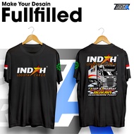Kaos LOGISTIK INDAH CARGO KONTAINER TETAP SEMANGAT Baju By Triple A Distro