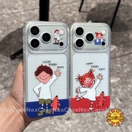 Case For Vivo Y25 Y100 Y50 Y93 Y91 Y22 Y19s Y21 Y29 Y20 Y17S Y51 Y91C Y04 Cartoon themed couple outf