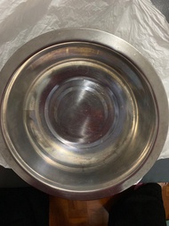 煮火鍋、煮盤菜-不鏽鋼盆煲，用在電磁爐，又可作搓粉、開粉蒸糕，清洗用，－舉多得，特別適合家中少用爐火，用電煮食的