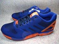*~9527~* 2014年 9月 ADIDAS ORIGINALS ZX FLUX WEAVE 藍橘 尼克 輕量 男鞋 慢跑鞋
