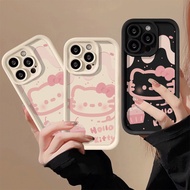 Casing Case Phone For OPPO F11 f9 find X3 x5 r11 s r15 r17 Reno 2 3 4 5 6 7 7z 8 10 8t Pro Plus pink cartoon hello kitty hard shell TPU