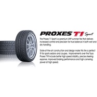[Installation Provided] 215/45/18, 245/35/18 TOYO PROXES T1 SPORT (JAPAN ) NEW TYRE TIRE TAYAR