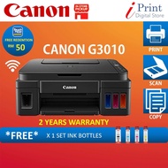 CANON PIXMA G3010 REFILLABLE INK TANK  ALL IN ONE PRINTER WIRELESS COLOR PRINTER [ PRINT/SCAN/COPY/WI FI ]