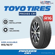 TOYO PROXES CR1 Tyre - 16 Inches [Installation Provided] | 195/60|205/55|195/50|185/55|215/55R16