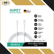 IPHONE AUKEY Charger Cable Lightningiphone MFI Silicone USB-C to Lightning Cable CB-SCL2