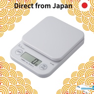 Tanita Cooking Scale — Measures up to 2 kg in 1 g Increments, White, Model KF-200 WH — Kitchen Scale