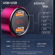 New แรง️ Baseus ที่ชาร์จในรถ100W 65W 45W หัวชาร์จในรถ ชาร์จในรถยนต์ Type C Car Charger for ไอโฟน Sam