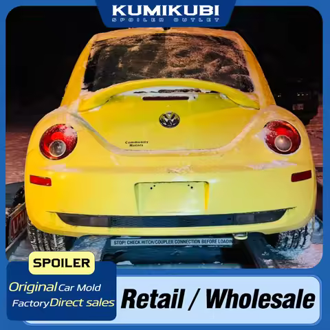 Glossy Black "HANDLE-STYLE" REAR SPOILER FOR VOLKSWAGEN VW Beetle Bug 1998-2010