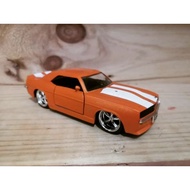 1/36 1969 Chevy Camaro SS Orange Metal Diecast Model by Jada Toy