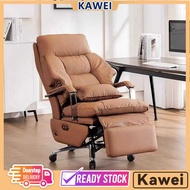 Executive Office Chair Ergonomic Leather Manager Chair with Massage and Reclining Function