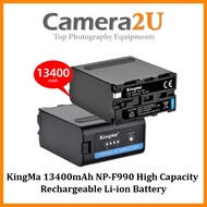 READY STOCK KingMa 13400mAh NP-F990 High Capacity Rechargeable Li-ion Battery for Sony NP-F970 / NP-