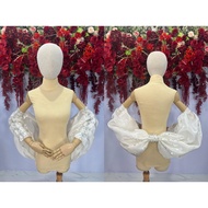 Shimmer Organza Bolero Number 8 Bridal Bolero Wedding Dress