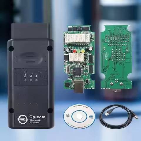 OP COM 1.99 PIC18F458 2021 OPCOM V5, Firmware Update Support for Opel, OBD2 CAN BUS Diagnostics