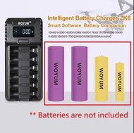 USB快速多用途6槽 9V 1.2V AA AAA 充電器  26ckp pilckp USB 6 Slots Rechargeable 9V 1.2V AA AAA Quick Battery Charger 磁吸充電 USB無線電池充電機 2A3A充電器 充電寶 充電座 快速充電機 鋰電池充電器 lithium battery charger wireless charger usb charger battery charger