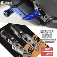 Chekis for YAMAHA XMAX300 XMAX250 V1 V2 V3 Modified automatic ejection rear footrest passenger left 