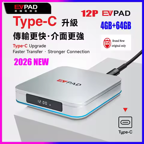 [Genuine]2026 new Evpad 12P korea android tv box 4g64g for canada uk usa singapore australia thailan
