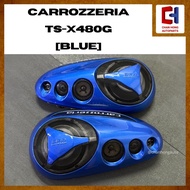 Pioneer Carrozzeria TS-X480G Sealed Type 4-Way Speaker System [Speaker Bantal][Blue][Original from J