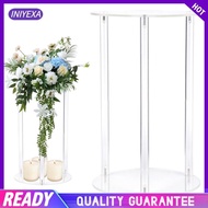 [Iniyexa] Acrylic Plant Stand Plant Shelf Easy Installation Flower Stand Flower Display Rack for Wedding Centerpiece Event