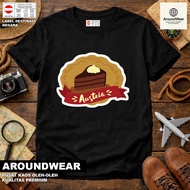 T-SHIRT BY AUSTRIA 6 WEAR COUNTRYTAG ASAL AUSTRIA COTTON 30S SOUVENIR PREMIUM GIFT