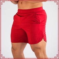 Solid Mens Swim wear under shorts Gym Dry Fit Shorts Running Gym Shorts men
