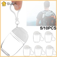 SUER 5/10PCS 30ml Empty Plastic Bottles Multi-functional Accessories Clamshell Soap Dispenser