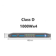 hot sale 1000Watt 1300Watt 1600Watt 1800Watt 2000Watt 4 channels Digital 1U class d power Amplifier 