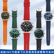 Suitable for
 IWC Pilot Little Prince Mercedes-Benz AMG Co-branded Petronas Green Portofino Silicone Watch Strap For Men