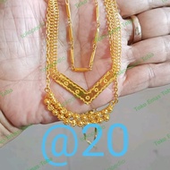 ACC kalung bunga/ emas 24k /emas london 24k 99.9% 20gram