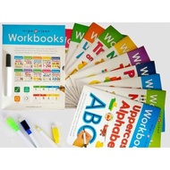 Wipe&amp;Clean Workbooks box set 10 เล่ม **กล่องบุบ** พร้อมส่ง หนังสือแบบฝึกเขียน เขียนแล้วลบได้