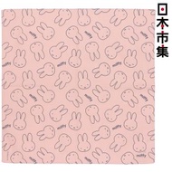 Miffy - 日版Miffy 表情包 粉色 日本製 頭飾大方巾 純棉毛巾手帕【市集世界 - 日本市集】