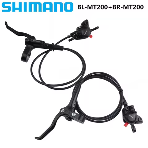 SHIMANO MT200 Hydraulic Disc Brake 2-Piston BL-MT200+BR-MT200 Brake Caliper Left-Front Right-Rear/Le