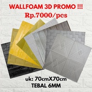 3D WALLFOAM 6MM THICKNESS WAREHOUSE CLEARANCE/ 3D WALL FOAM WALLPAPER
