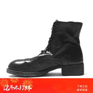 Yoji Ooak Horse Leather Boot High-Top Horse Leather Ankle Boots Dr. Martens Boots Lace-up Chelsea Men's Shoes